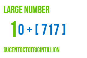 large number ducentoctotrigintillion