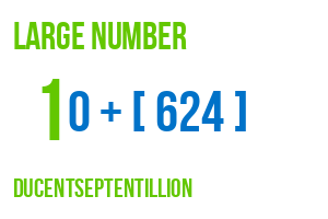 large number ducentseptentillion