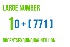 large number ducentsexquinquagintillion