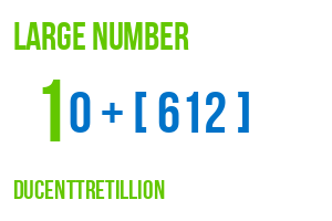 large number ducenttretillion