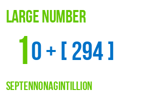 large number septennonagintillion