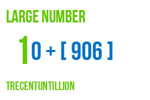 large number trecentuntillion